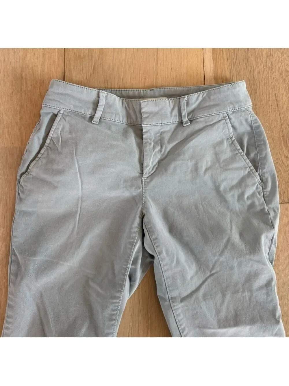 LOFT Light Greenish Blue Pants Size 4 NWOT - Picture 2 of 6